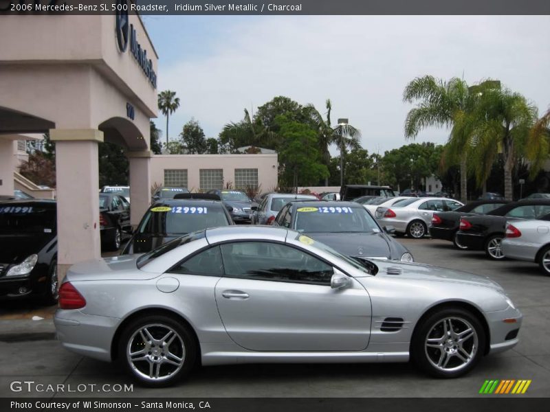 Iridium Silver Metallic / Charcoal 2006 Mercedes-Benz SL 500 Roadster