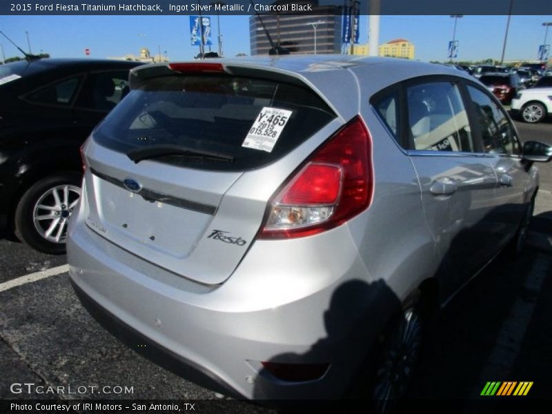 Ingot Silver Metallic / Charcoal Black 2015 Ford Fiesta Titanium Hatchback