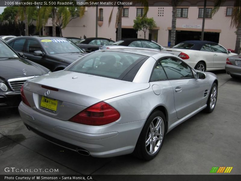 Iridium Silver Metallic / Charcoal 2006 Mercedes-Benz SL 500 Roadster