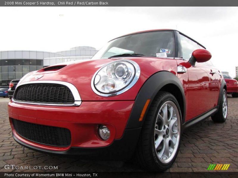 Chili Red / Red/Carbon Black 2008 Mini Cooper S Hardtop