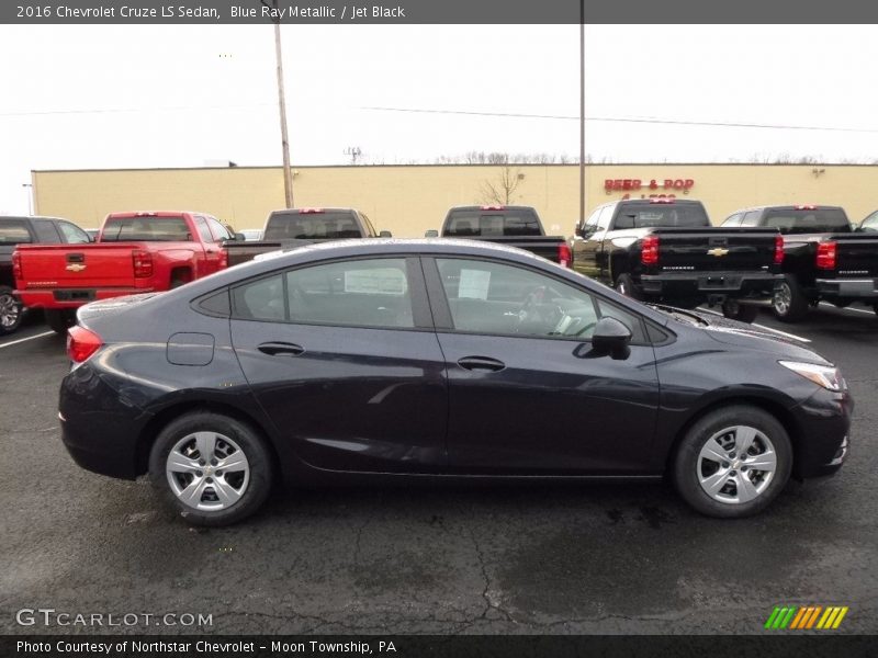 Blue Ray Metallic / Jet Black 2016 Chevrolet Cruze LS Sedan