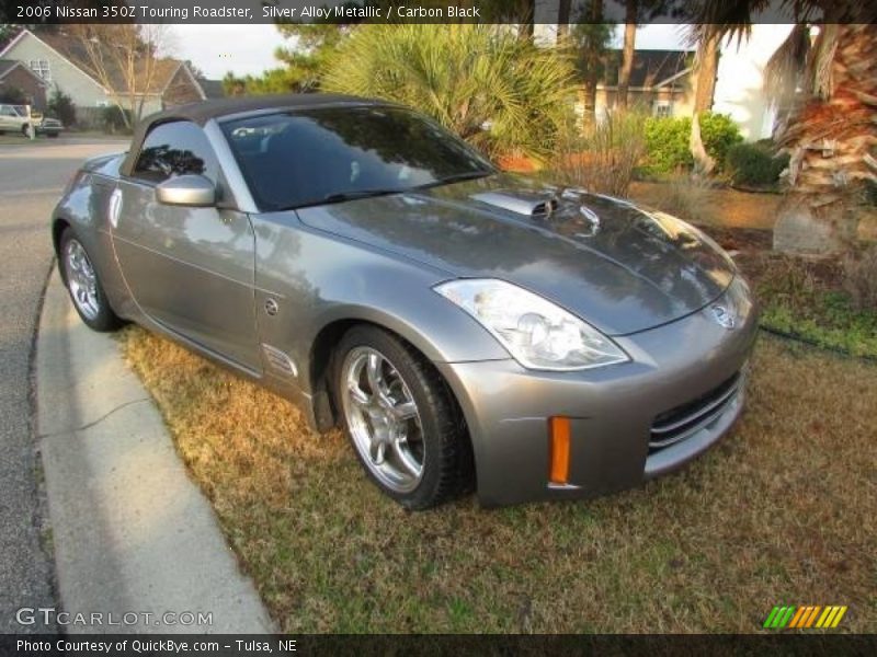 Silver Alloy Metallic / Carbon Black 2006 Nissan 350Z Touring Roadster