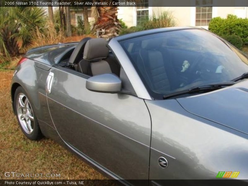 Silver Alloy Metallic / Carbon Black 2006 Nissan 350Z Touring Roadster