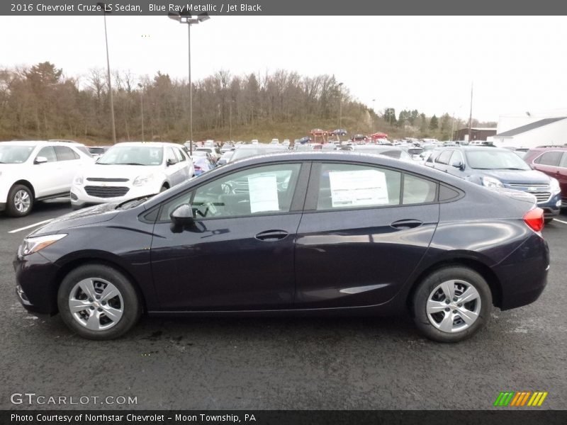 Blue Ray Metallic / Jet Black 2016 Chevrolet Cruze LS Sedan