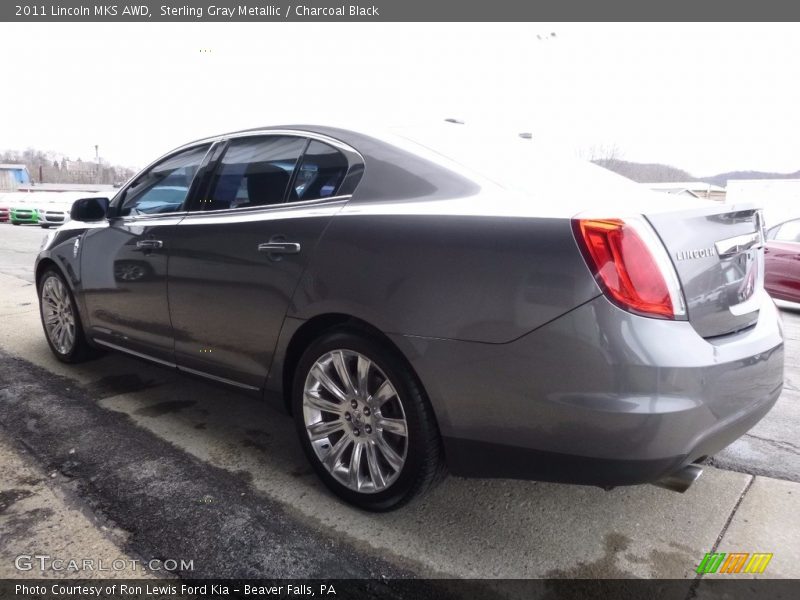 Sterling Gray Metallic / Charcoal Black 2011 Lincoln MKS AWD
