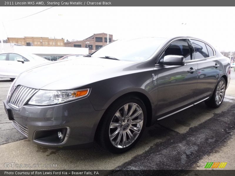 Sterling Gray Metallic / Charcoal Black 2011 Lincoln MKS AWD