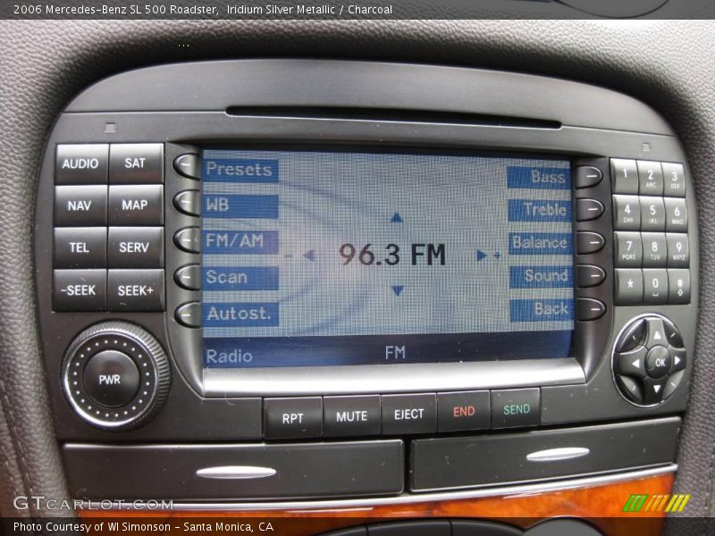 Iridium Silver Metallic / Charcoal 2006 Mercedes-Benz SL 500 Roadster