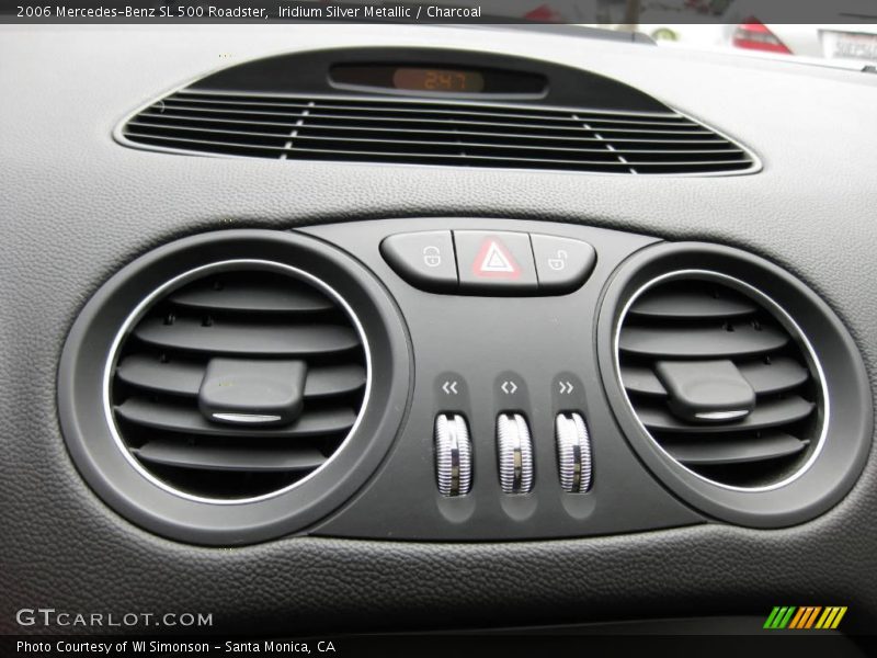 Iridium Silver Metallic / Charcoal 2006 Mercedes-Benz SL 500 Roadster