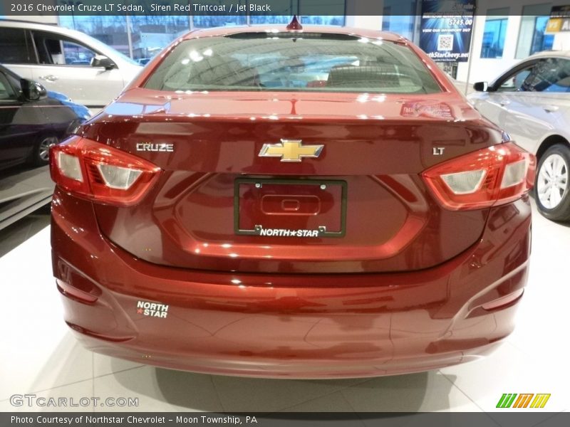 Siren Red Tintcoat / Jet Black 2016 Chevrolet Cruze LT Sedan