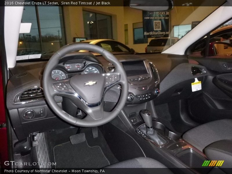 Jet Black Interior - 2016 Cruze LT Sedan 