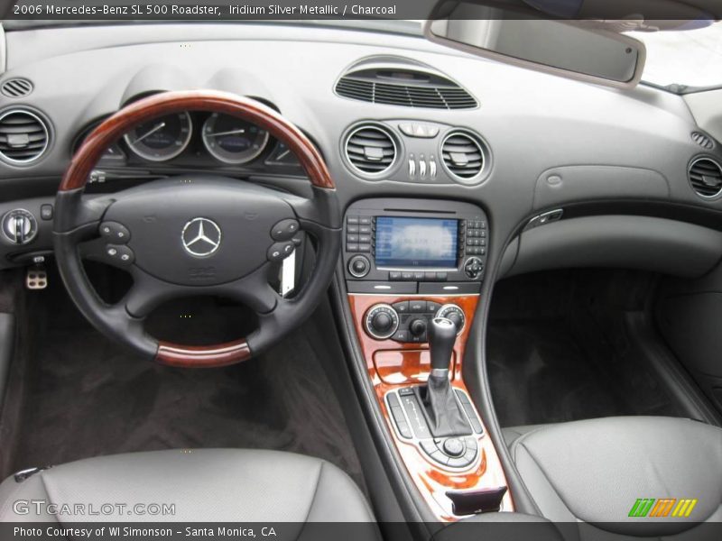 Iridium Silver Metallic / Charcoal 2006 Mercedes-Benz SL 500 Roadster