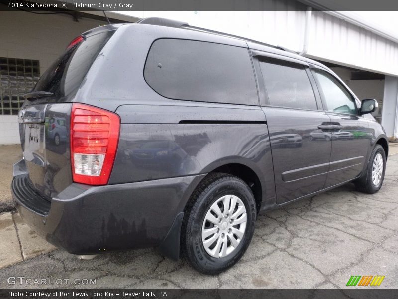 Platinum Gray / Gray 2014 Kia Sedona LX