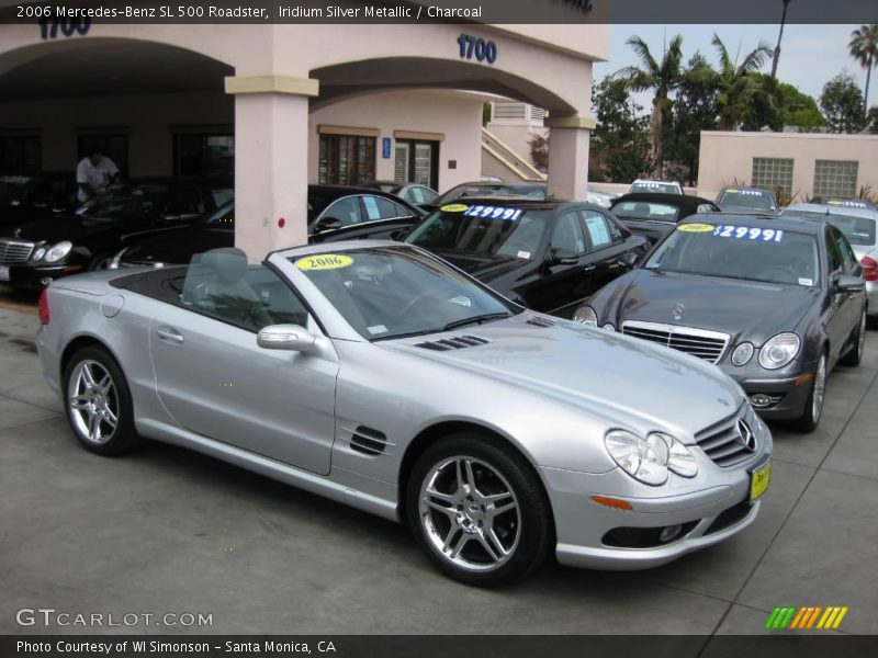 Iridium Silver Metallic / Charcoal 2006 Mercedes-Benz SL 500 Roadster