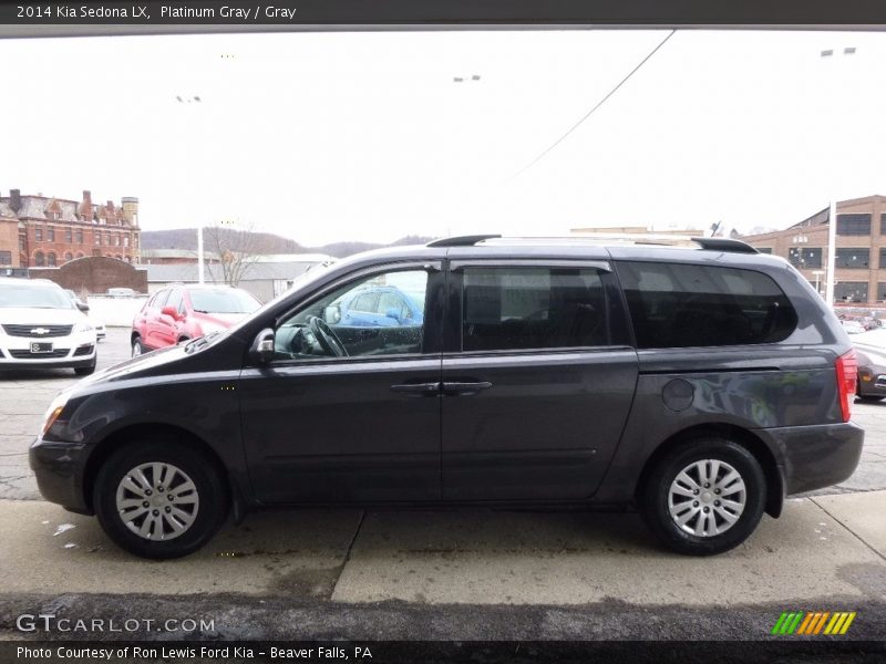 Platinum Gray / Gray 2014 Kia Sedona LX