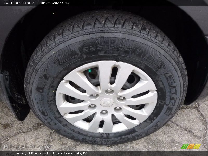 Platinum Gray / Gray 2014 Kia Sedona LX