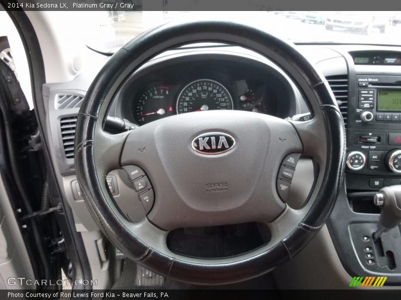 Platinum Gray / Gray 2014 Kia Sedona LX