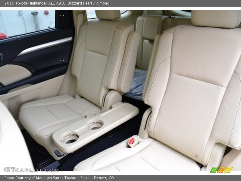 Rear Seat of 2016 Highlander XLE AWD