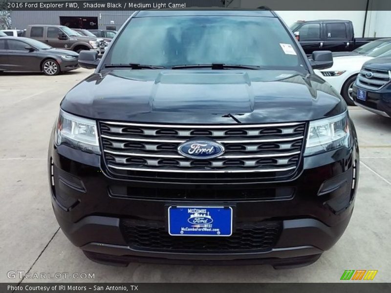 Shadow Black / Medium Light Camel 2016 Ford Explorer FWD