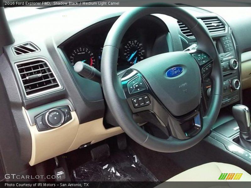 Shadow Black / Medium Light Camel 2016 Ford Explorer FWD