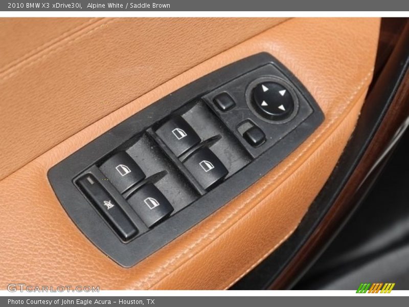 Alpine White / Saddle Brown 2010 BMW X3 xDrive30i