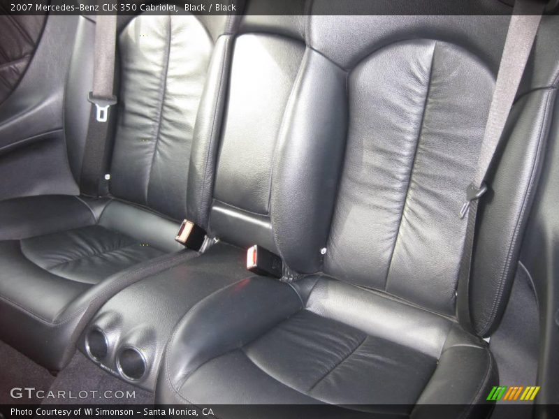 Black / Black 2007 Mercedes-Benz CLK 350 Cabriolet