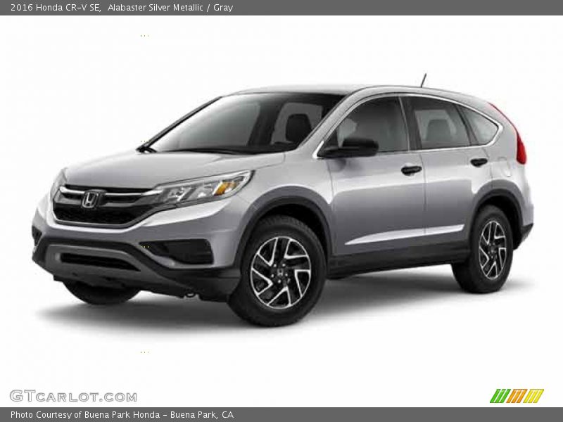 Alabaster Silver Metallic / Gray 2016 Honda CR-V SE