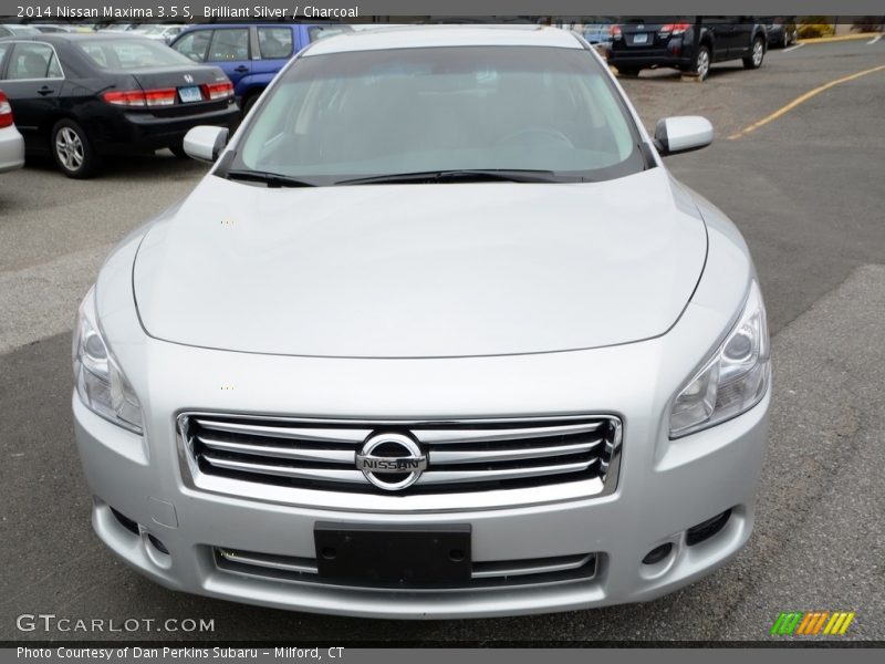 Brilliant Silver / Charcoal 2014 Nissan Maxima 3.5 S