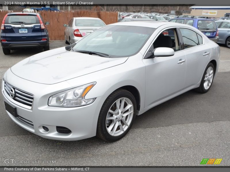 Brilliant Silver / Charcoal 2014 Nissan Maxima 3.5 S