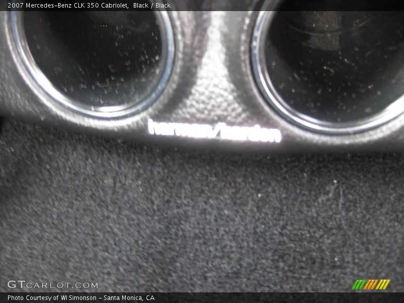 Black / Black 2007 Mercedes-Benz CLK 350 Cabriolet
