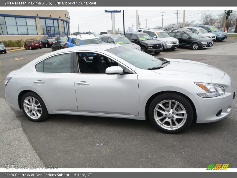 Brilliant Silver / Charcoal 2014 Nissan Maxima 3.5 S