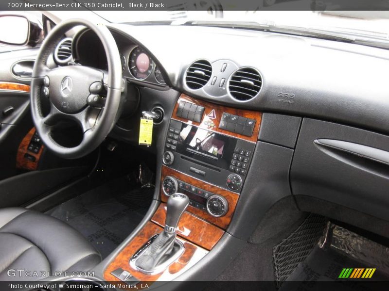 Black / Black 2007 Mercedes-Benz CLK 350 Cabriolet