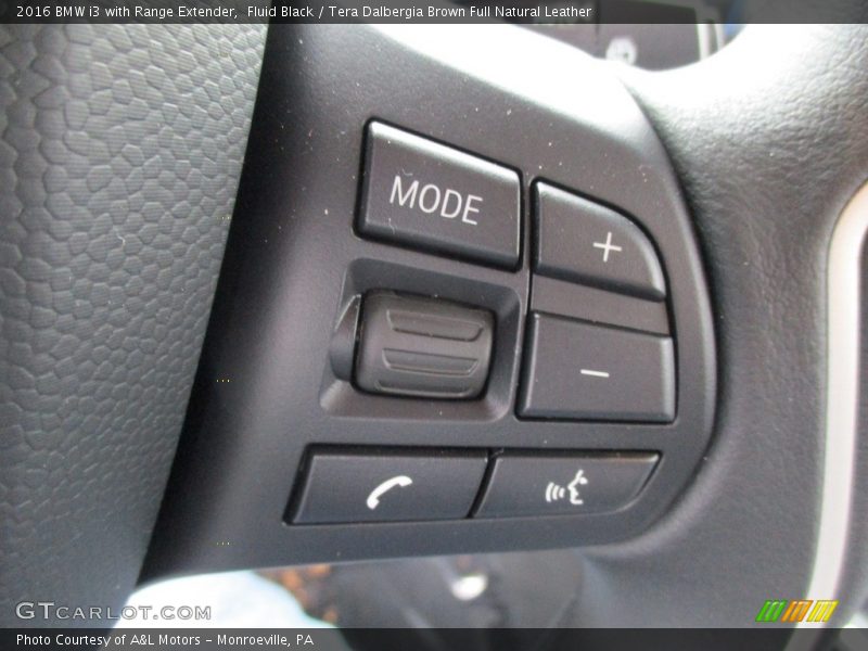 Controls of 2016 i3 with Range Extender