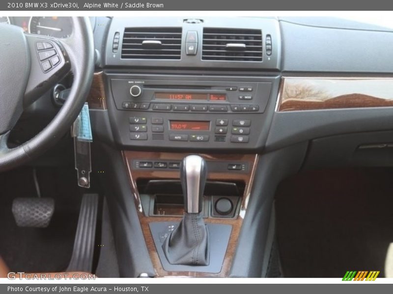 Alpine White / Saddle Brown 2010 BMW X3 xDrive30i