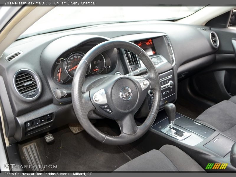 Brilliant Silver / Charcoal 2014 Nissan Maxima 3.5 S