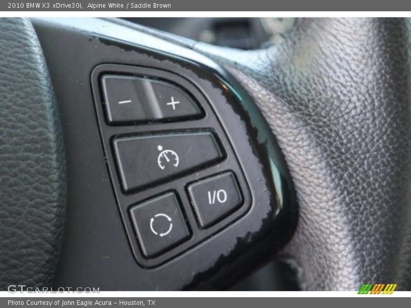 Alpine White / Saddle Brown 2010 BMW X3 xDrive30i