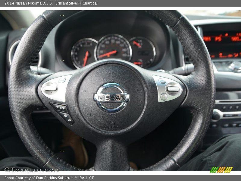 Brilliant Silver / Charcoal 2014 Nissan Maxima 3.5 S