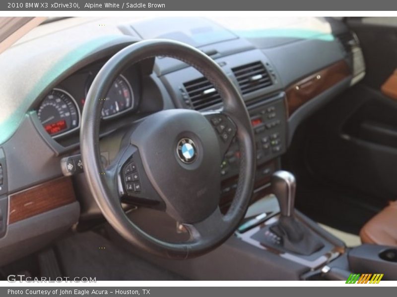 Alpine White / Saddle Brown 2010 BMW X3 xDrive30i
