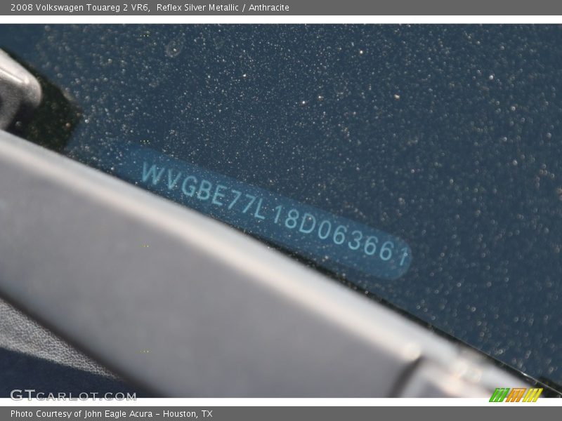 Reflex Silver Metallic / Anthracite 2008 Volkswagen Touareg 2 VR6