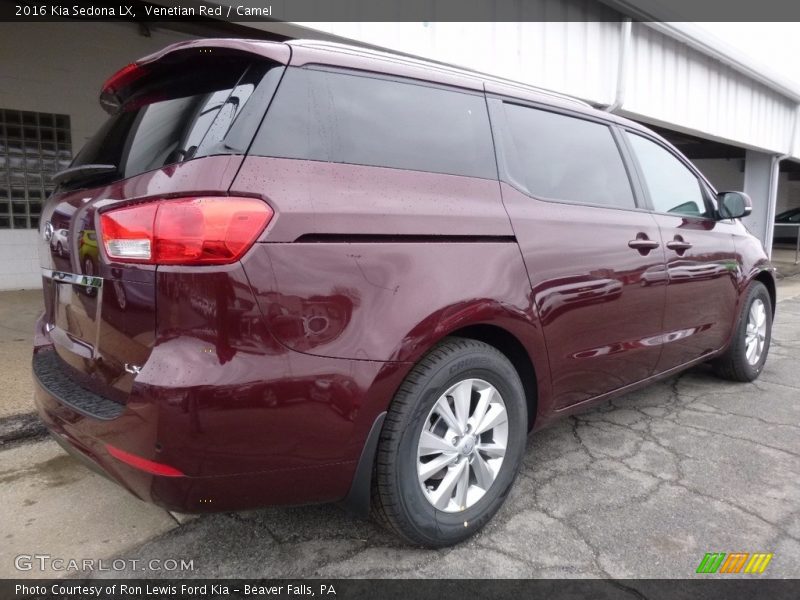 Venetian Red / Camel 2016 Kia Sedona LX
