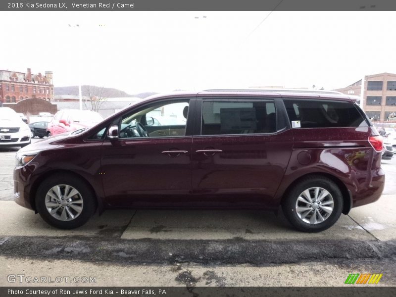 Venetian Red / Camel 2016 Kia Sedona LX