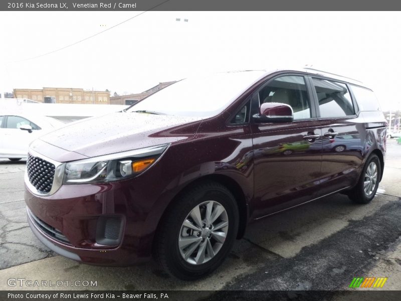 Venetian Red / Camel 2016 Kia Sedona LX