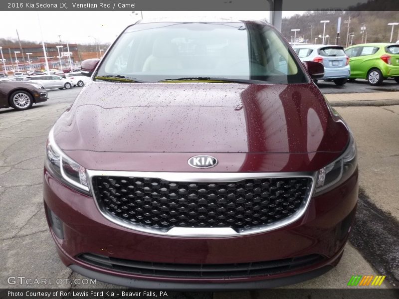 Venetian Red / Camel 2016 Kia Sedona LX