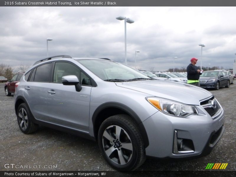 Ice Silver Metallic / Black 2016 Subaru Crosstrek Hybrid Touring