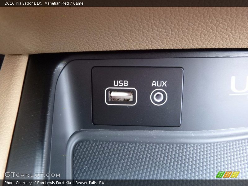 Venetian Red / Camel 2016 Kia Sedona LX