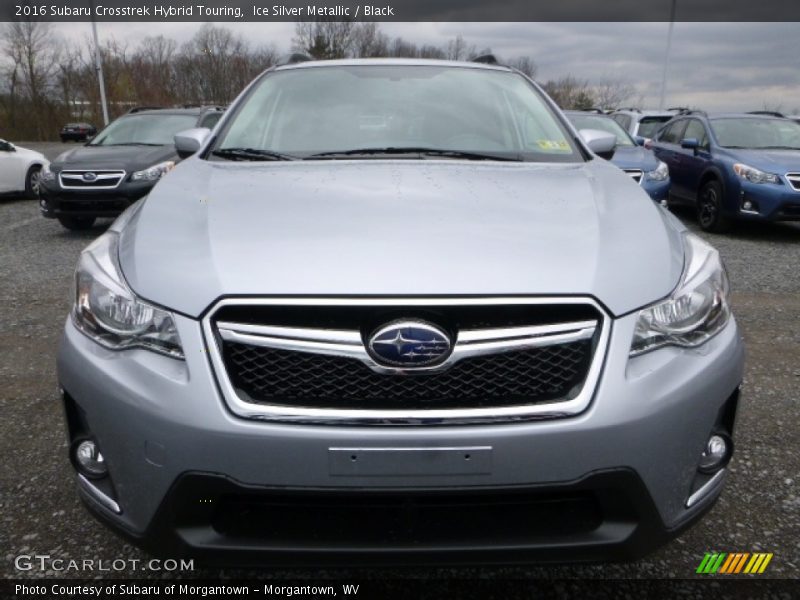 Ice Silver Metallic / Black 2016 Subaru Crosstrek Hybrid Touring