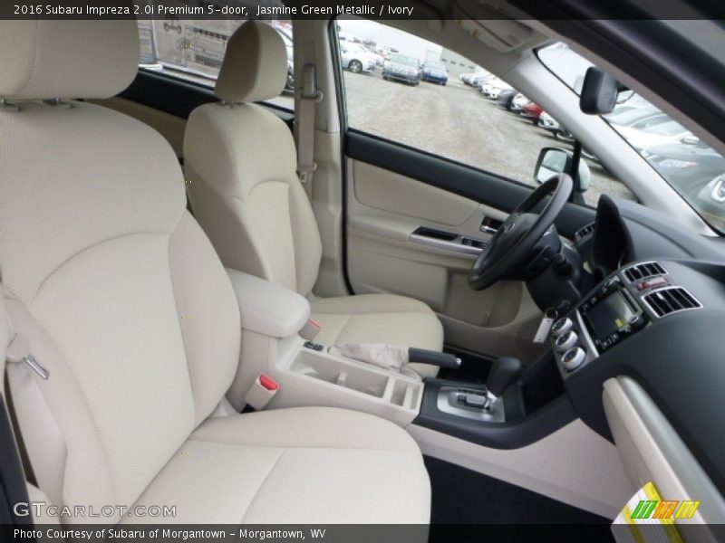 Jasmine Green Metallic / Ivory 2016 Subaru Impreza 2.0i Premium 5-door