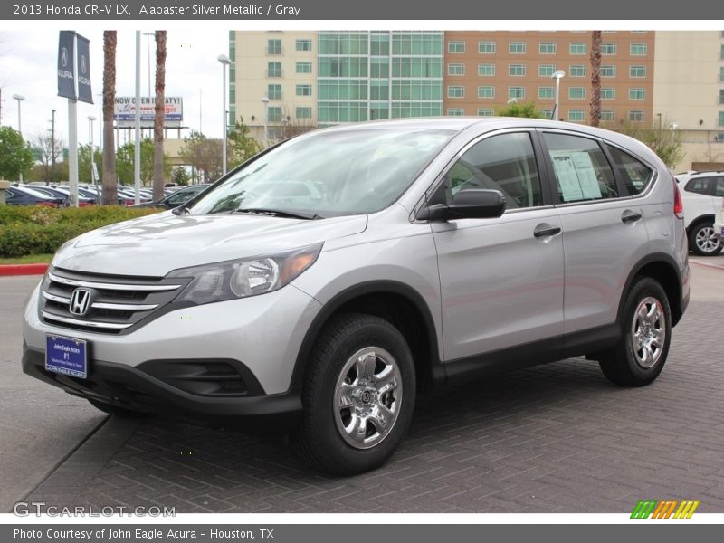 Alabaster Silver Metallic / Gray 2013 Honda CR-V LX