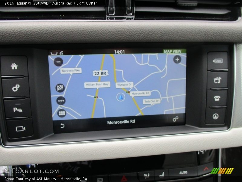 Aurora Red / Light Oyster 2016 Jaguar XF 35t AWD