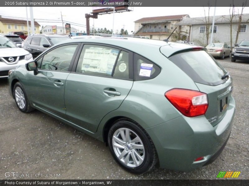 Jasmine Green Metallic / Ivory 2016 Subaru Impreza 2.0i Premium 5-door