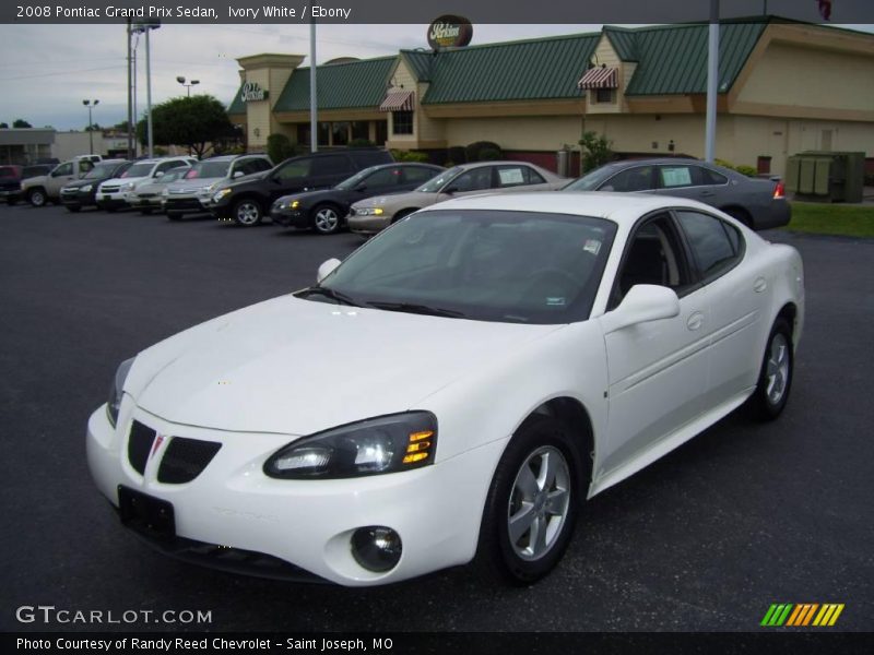 Ivory White / Ebony 2008 Pontiac Grand Prix Sedan